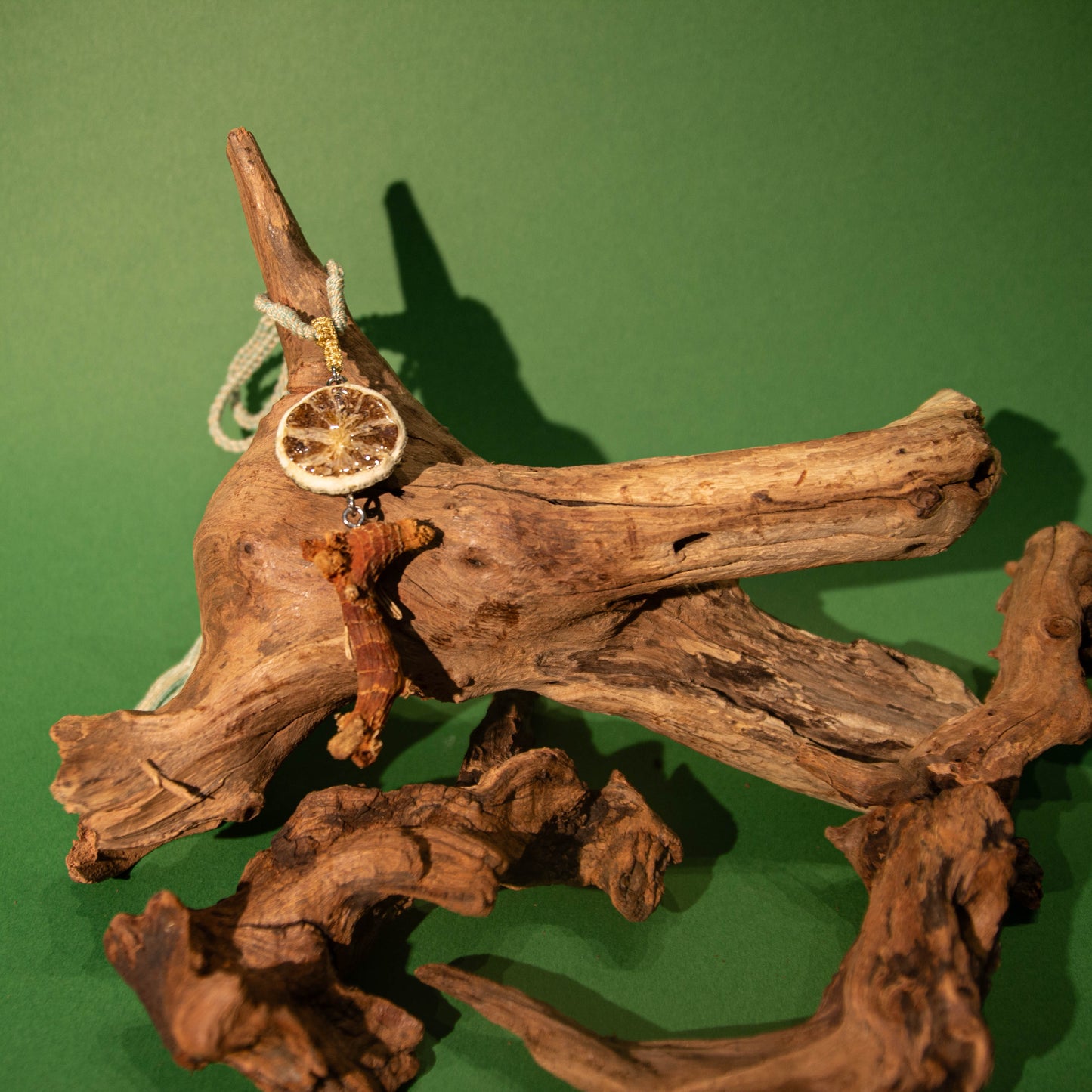 [Liang Jiang&Qing Ning] Handcrafted Chinese Herbal Pendant Necklace