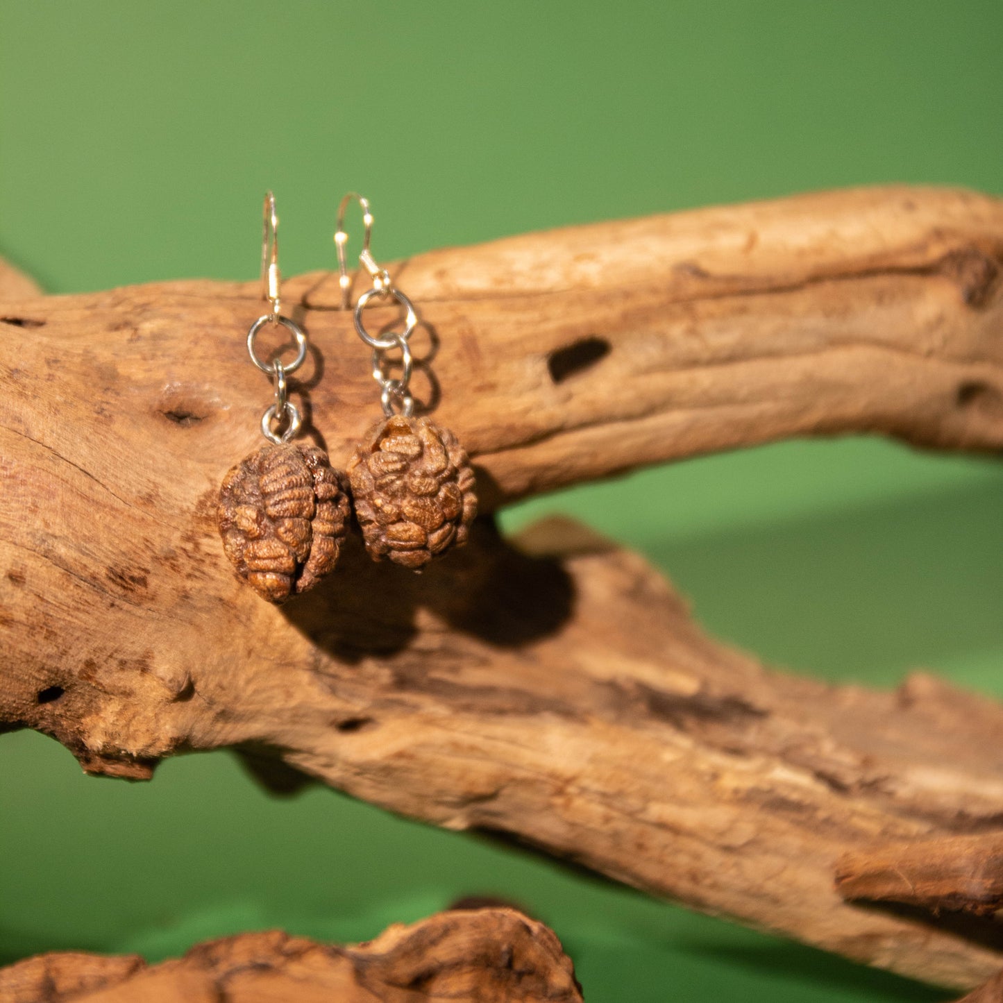 [Cao Kou] Handmade Herbal Drop Earrings with Chinese Medicine Elements