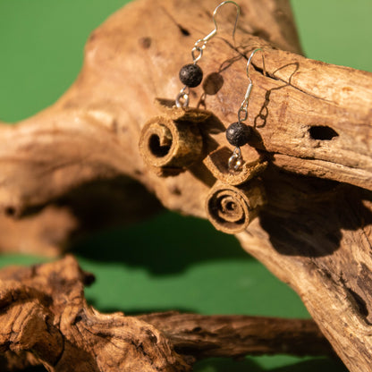 [Hou Po] Handmade Herbal Drop Earrings with Chinese Medicine Elements