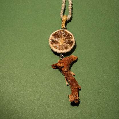 [Liang Jiang&Qing Ning] Handcrafted Chinese Herbal Pendant Necklace