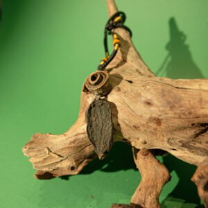 "Hou Po"&"He Shou Wu" Necklace, Hand-Made Natural Materials, 925 silver joint - Image 1