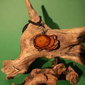 “JI XUE TENG" Necklace, Hand-Made Natural Materials, 925 silver joint - Image 3